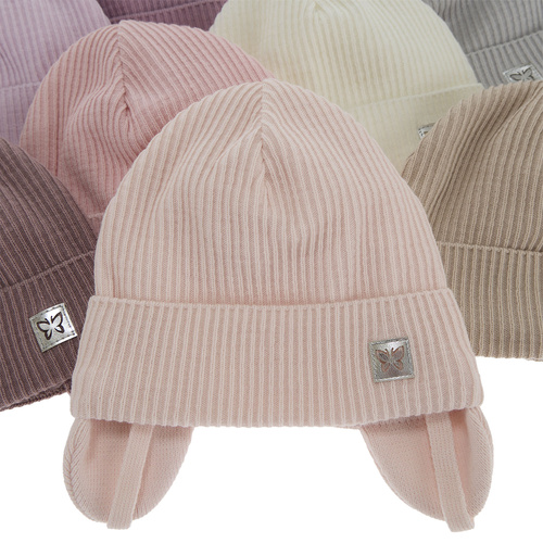 Căciulă de primăvară-toamnă pentru fete bej Amaya