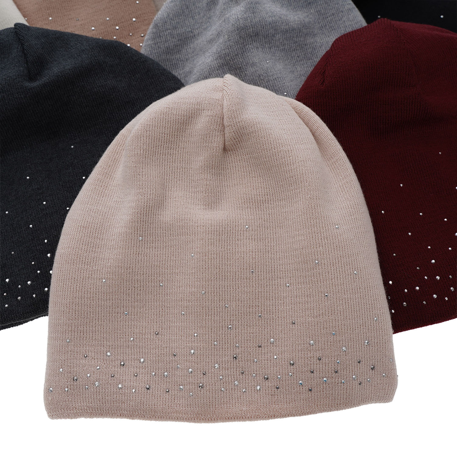 Căciulă de iarnă pentru femei, bej, lână merino Minerwa