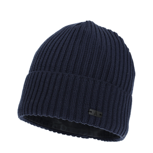 Căciulă de iarnă pentru bărbați, bleumarin, cu lână merino, Jeffrey