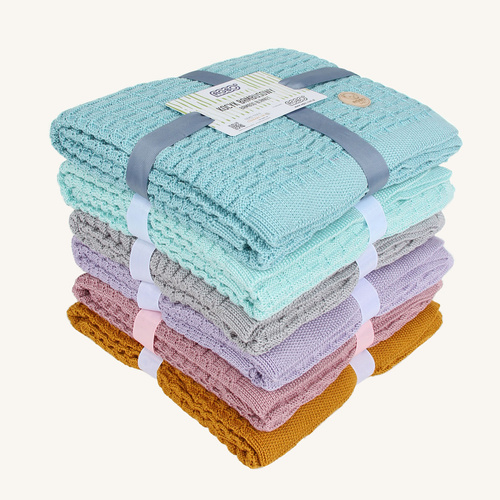 Pătură din bambus pentru bebeluși galbenă Misio