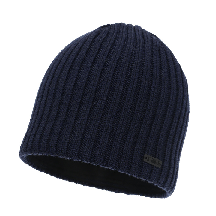 Căciulă de iarnă pentru bărbați, bleumarin, cu lână merino, Adagio