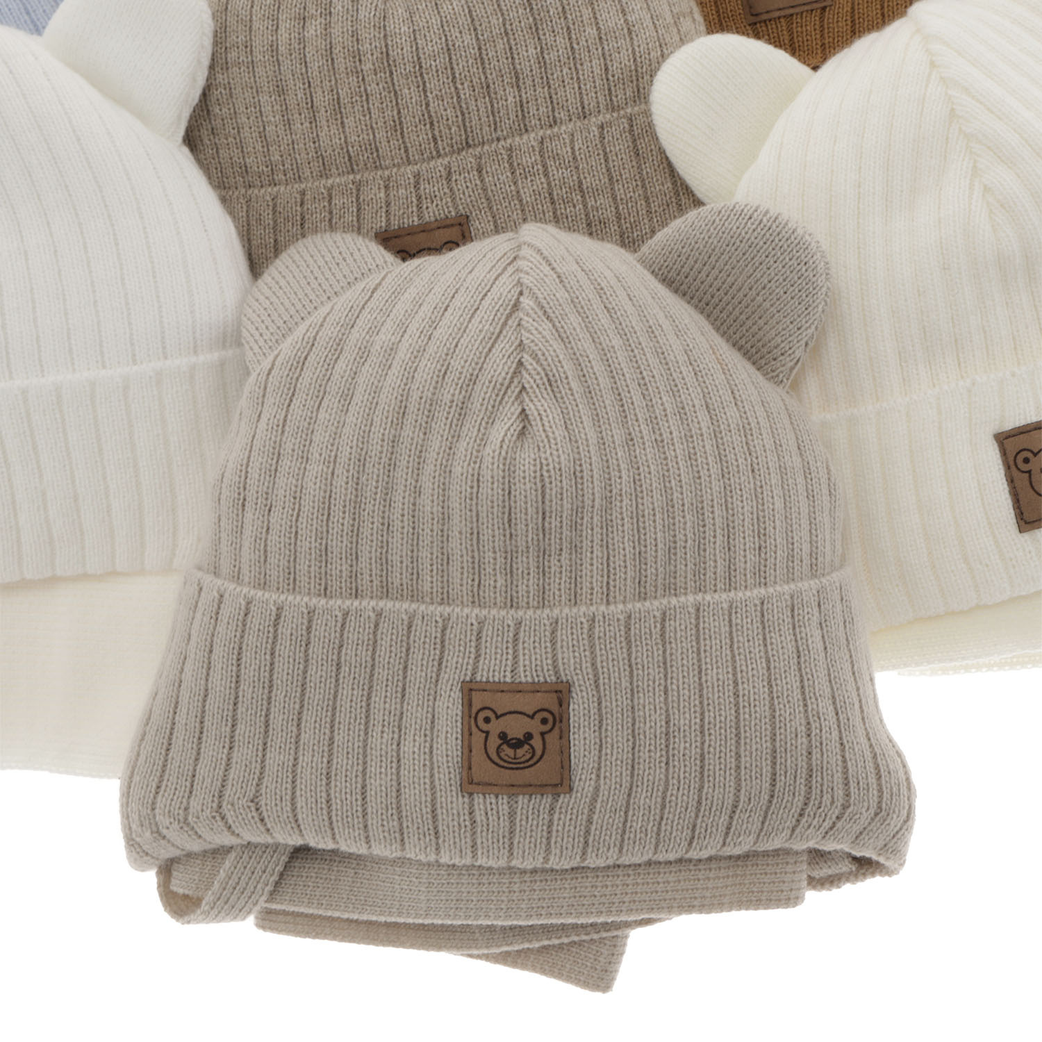 Set de iarnă pentru băieți: Căciulă și fular gri Anthony