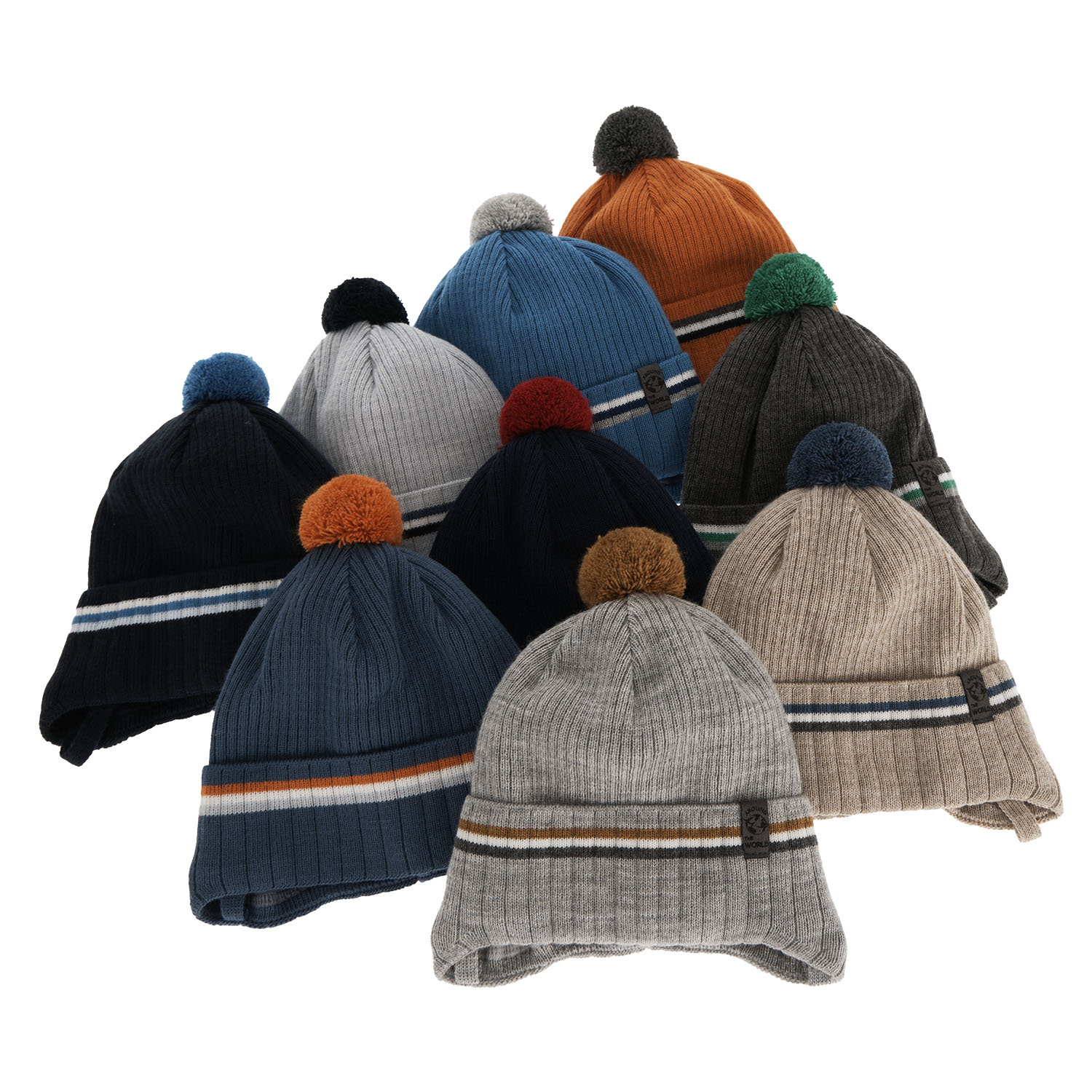 Căciulă de primăvară-toamnă pentru băieți portocalie Vesper