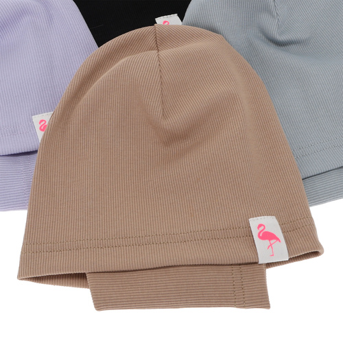 Set de primăvară-toamnă pentru fete bumbac: căciulă și fular circular, roz, Rumilla