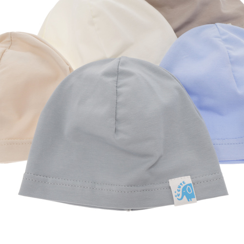 Căciulă de primăvară-toamnă pentru băieți gri Alek