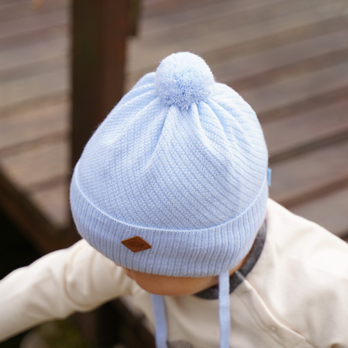 Căciulă de primăvară-toamnă pentru băieți albastru Halmin