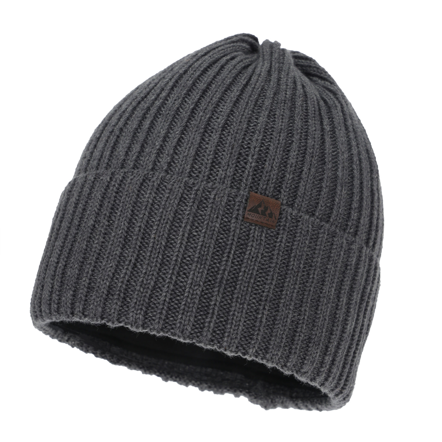 Căciulă de iarnă pentru bărbați, gri, cu lână merino, Huno