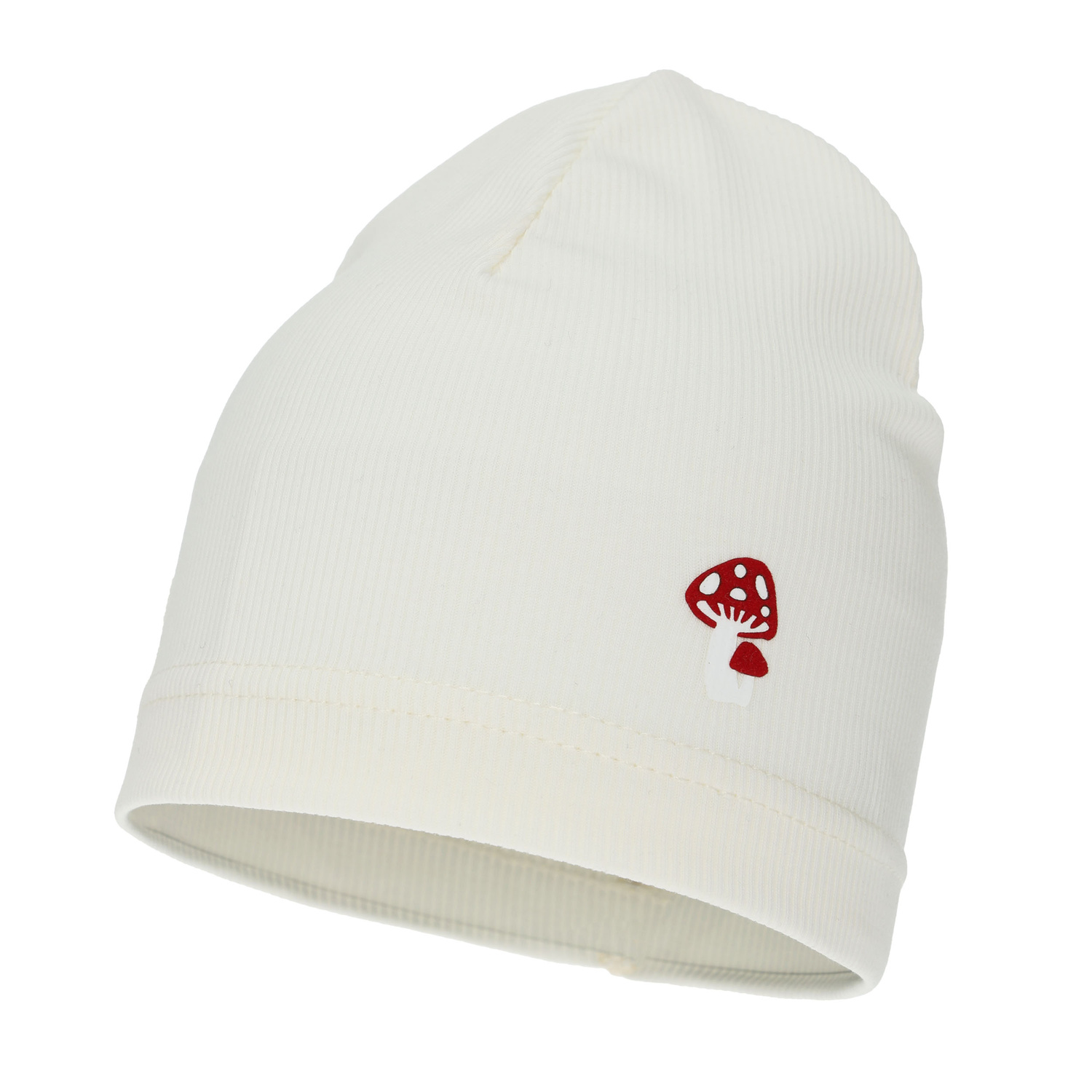 Căciulă de primăvară-toamnă pentru fete, crem, din bumbac Balma