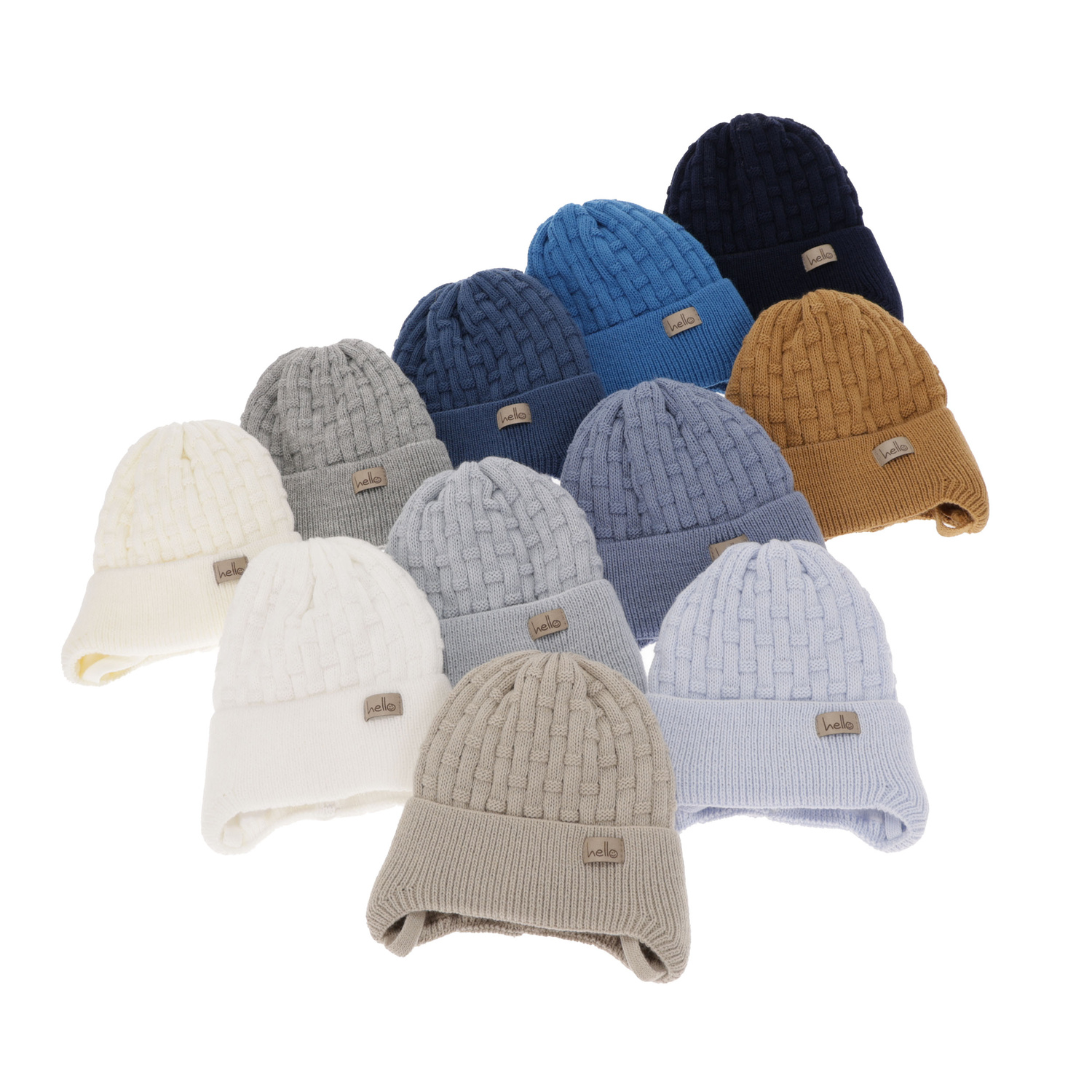 Căciulă de primăvară-toamnă pentru băieți albastru marin Farad