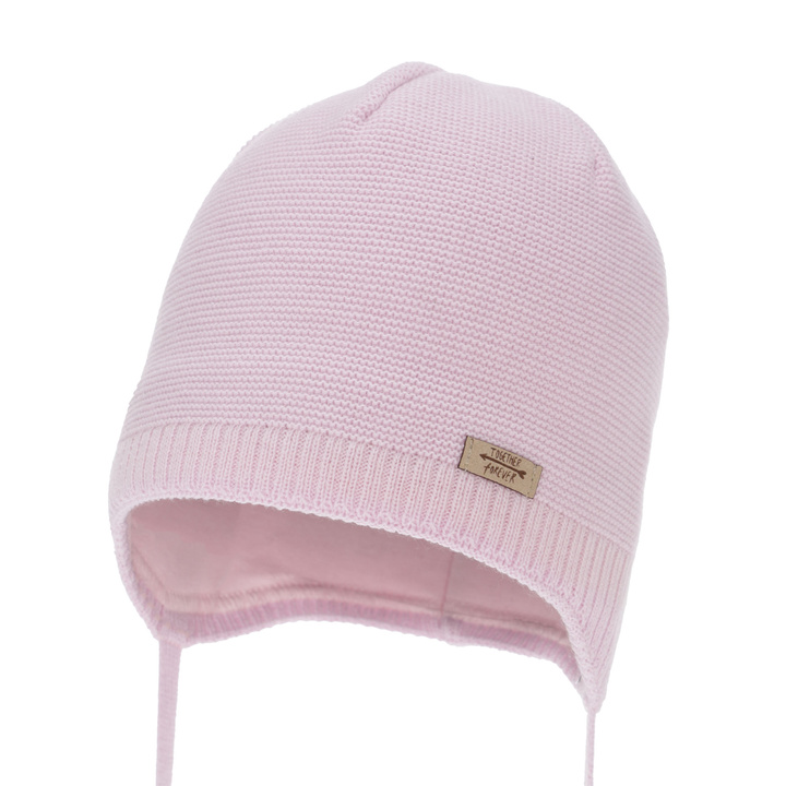 Căciulă de primăvară-toamnă pentru fete, liliova, cu urechi, Svenja