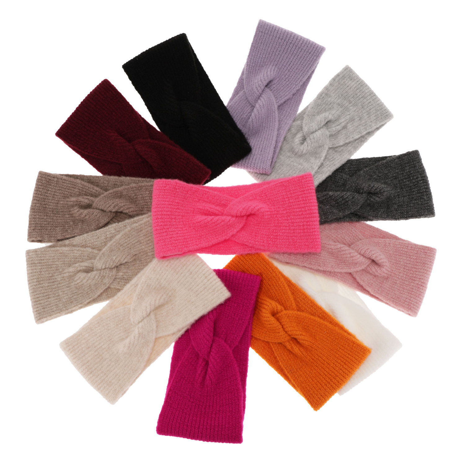 Bentiță de iarnă pentru femei roz Florence