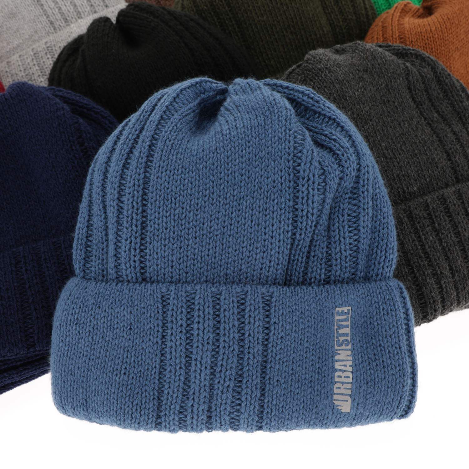 Set de iarnă pentru băieți: Căciulă și fular circular albastru Balaton