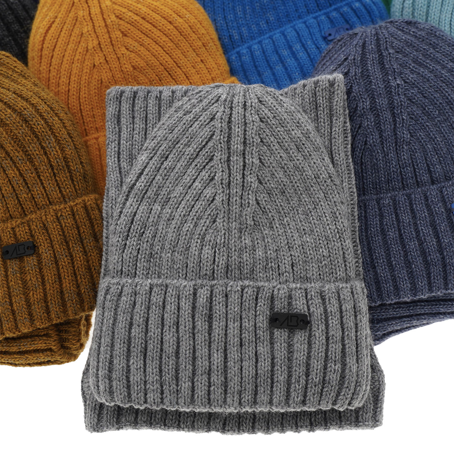 Set de iarnă pentru băieți: Căciulă și fular gri Zeno