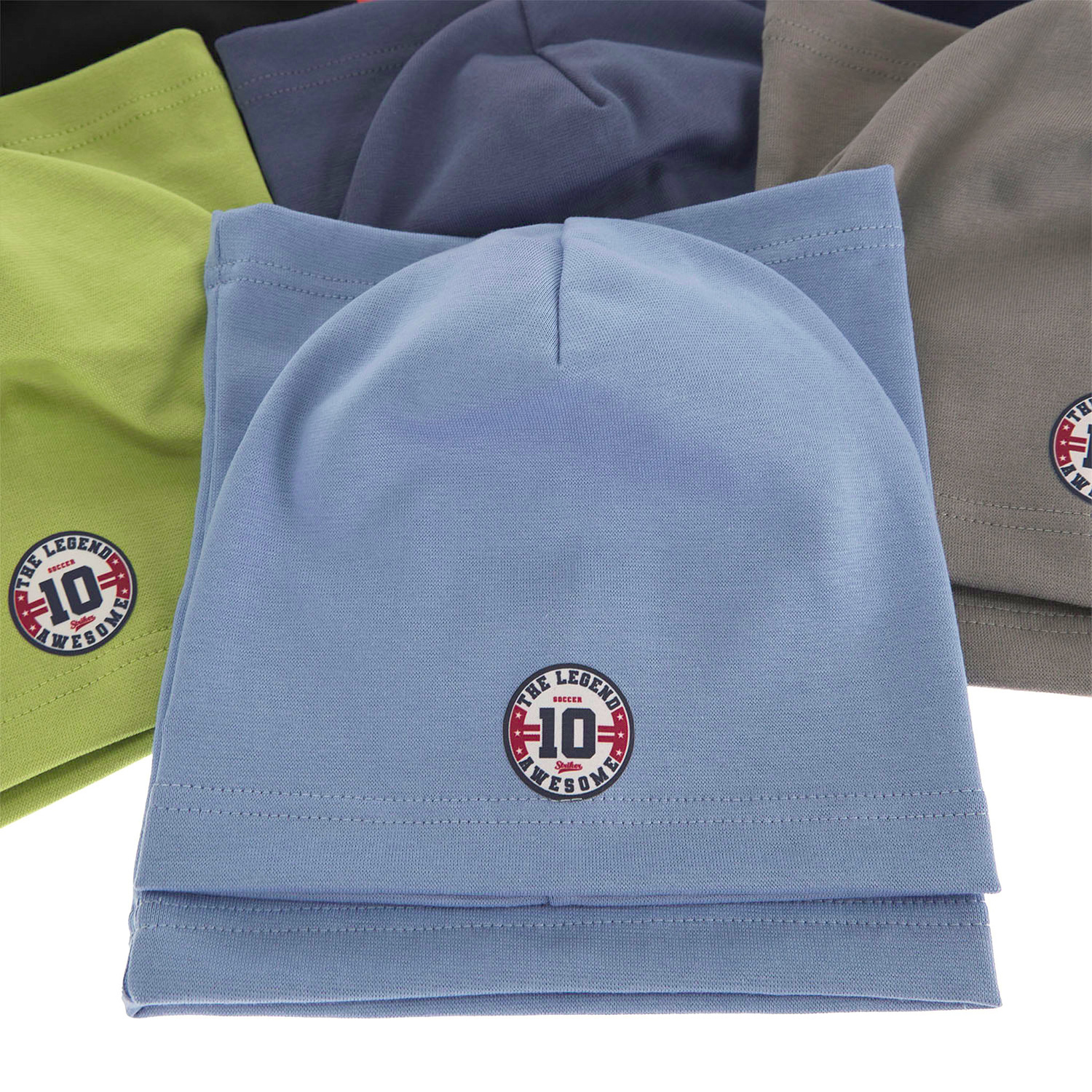 Set primăvară-toamnă pentru băieți: Căciulă și fular circular camel Bingo