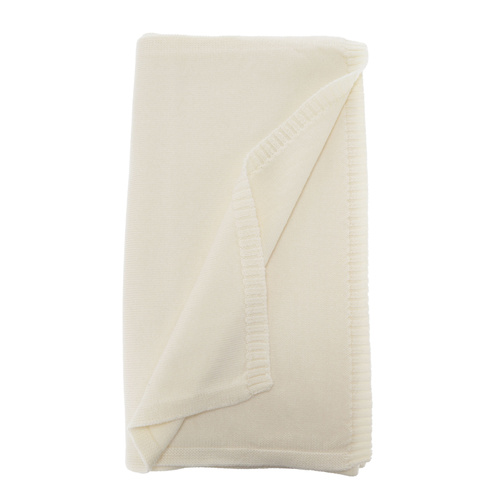 Fular de iarnă pentru femei, cremă, 100% lână merino, Elonia