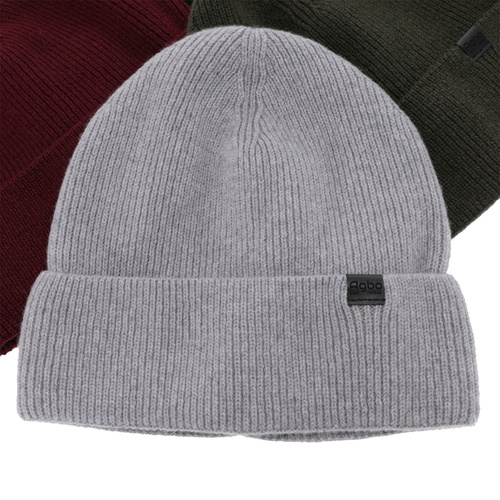 Căciulă de iarnă pentru bărbați, bleumarin, cu lână merino cu cașmir, Arwen