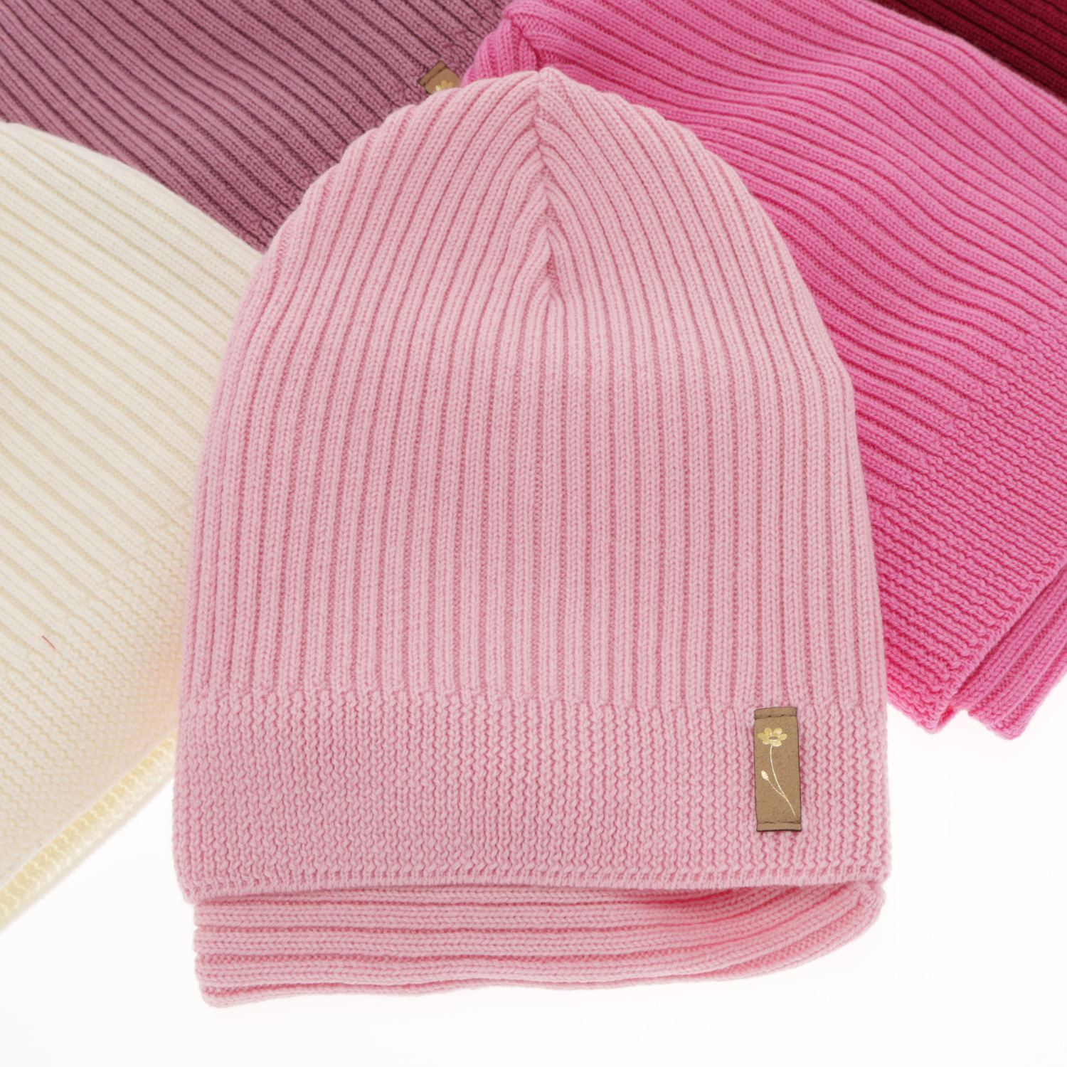 Set de primăvară-toamnă pentru fete: căciulă și fular circular negru 100% lână merino extra fină Chelsie