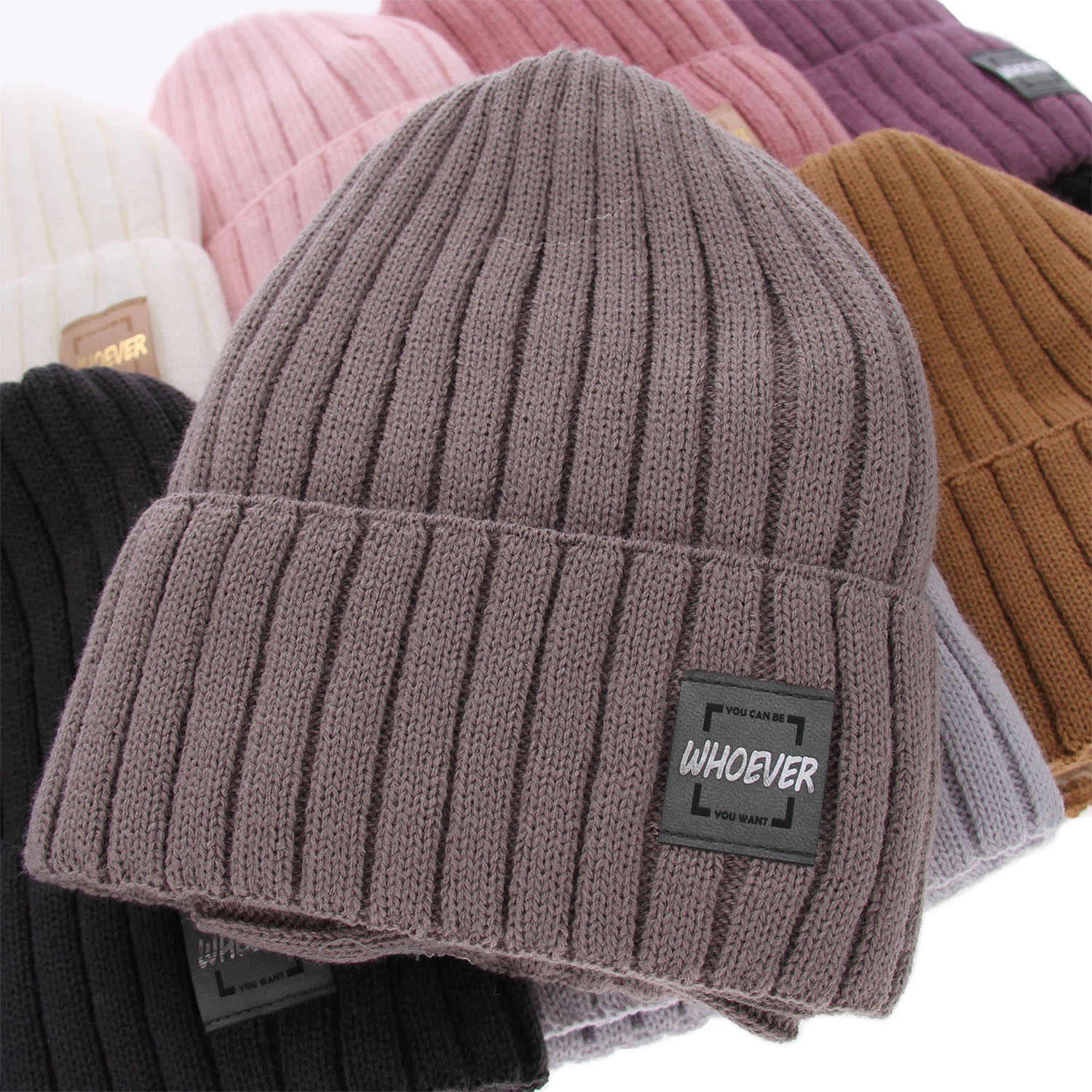 Set de iarnă pentru fete: căciulă și fular circular negru Sula