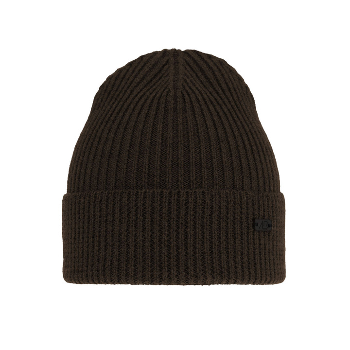 Căciulă de iarnă pentru bărbați maro lână 100% merino extra fină Owen