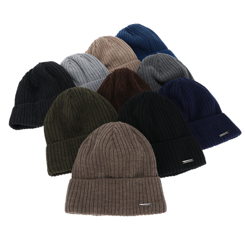 Căciulă de iarnă pentru bărbați, bleumarin, cu lână merino, Baltor