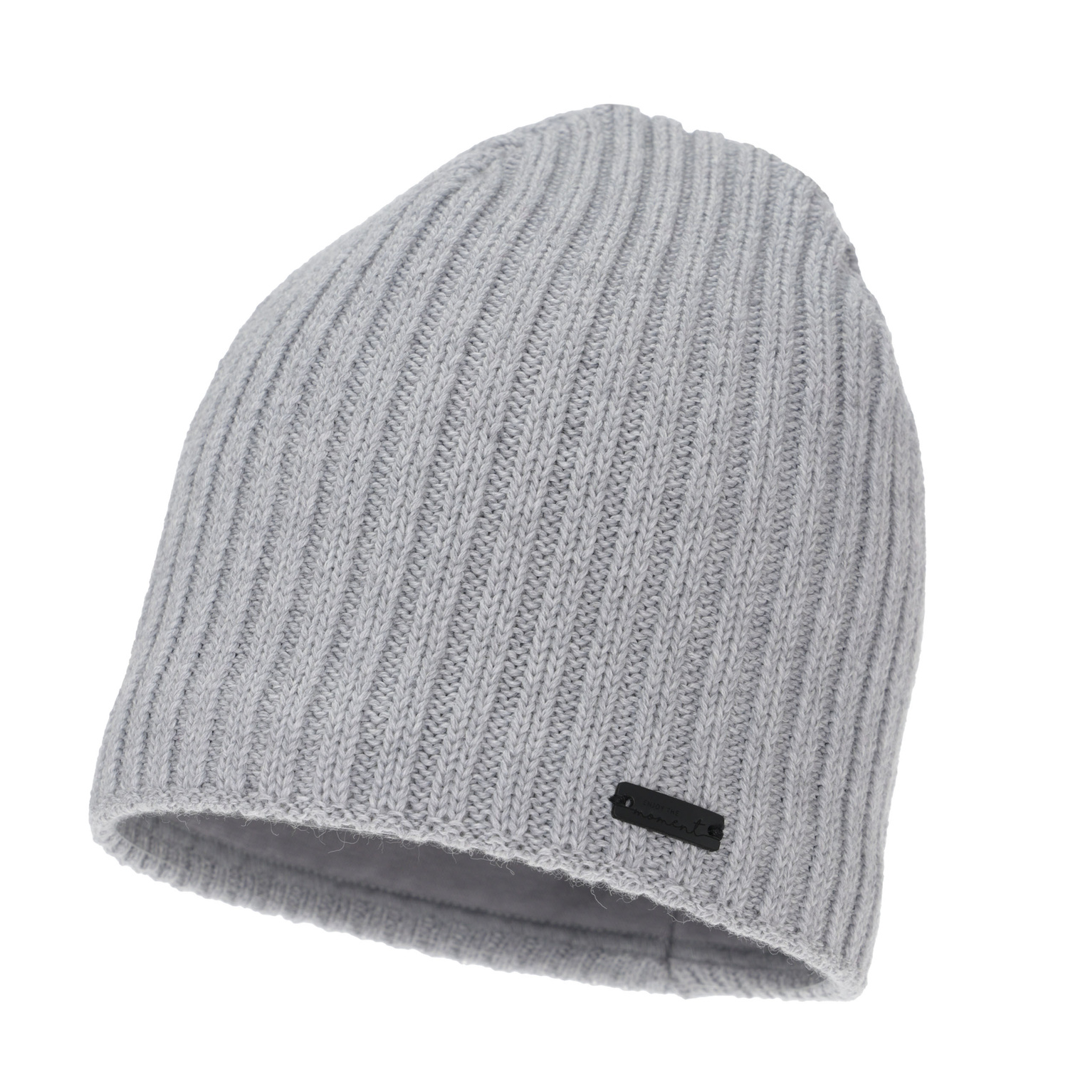 Căciulă de iarnă pentru femei, gri, cu lână merino, Soletta