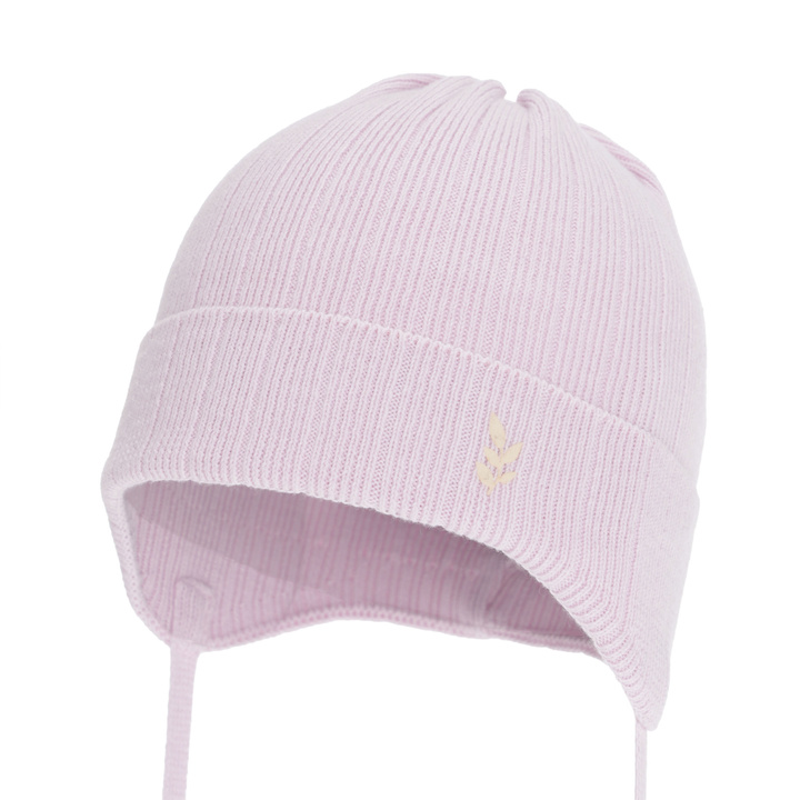 Căciulă de primăvară-toamnă pentru fete, roz, 100% bumbac, Zanetta