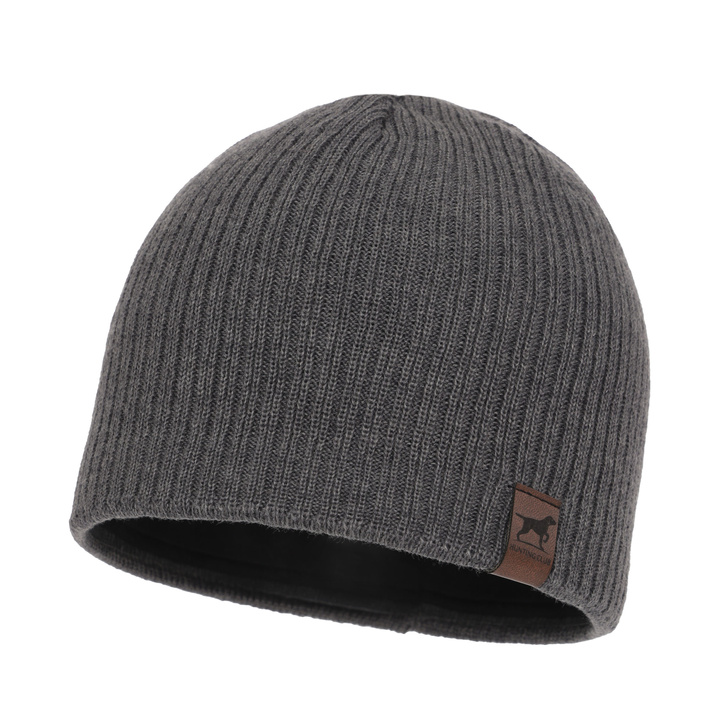Căciulă de iarnă pentru bărbați, gri, din lână merino Bird