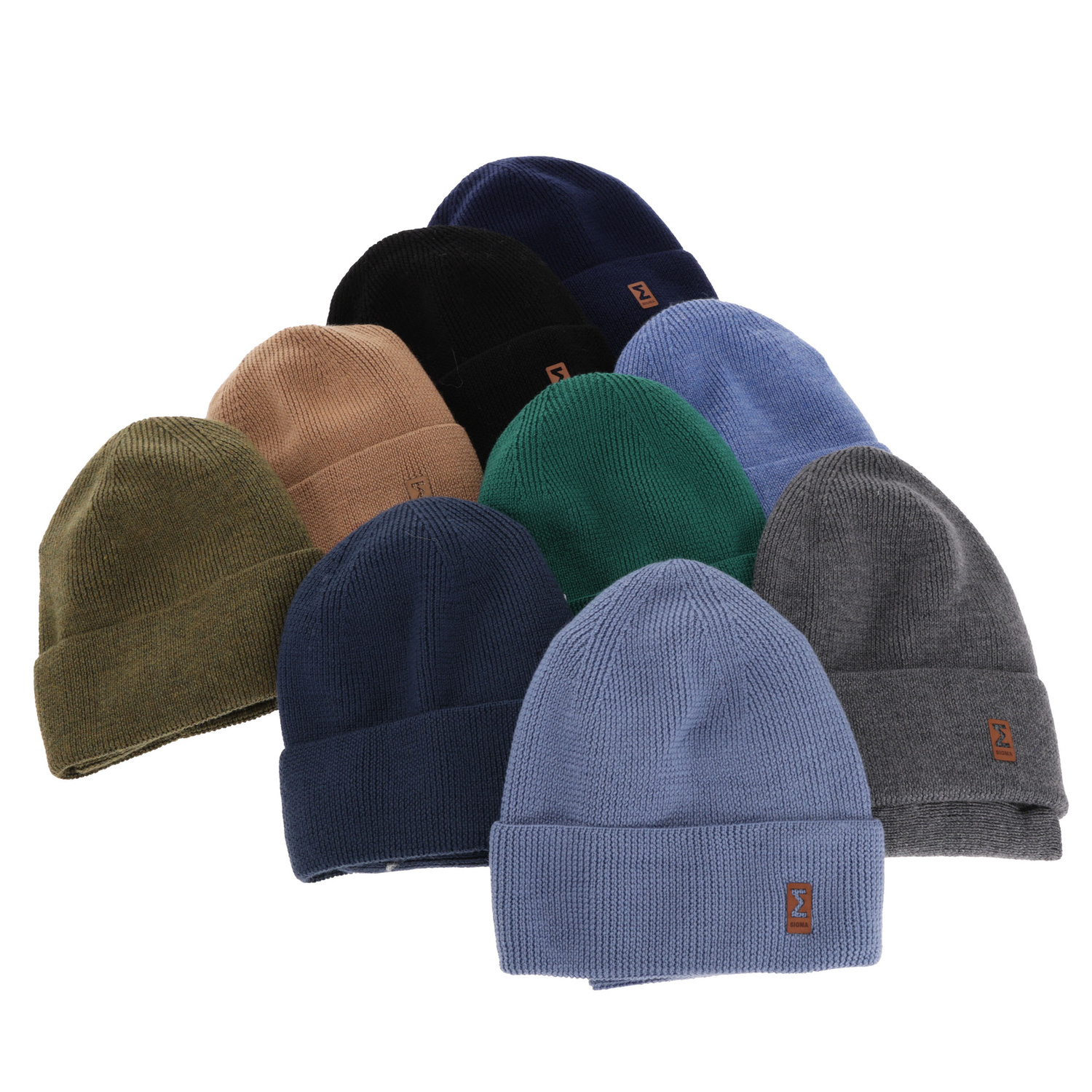 Set primăvară-toamnă pentru băieți: Căciulă și fular circular camel 100% lână merino extra fină Bruce
