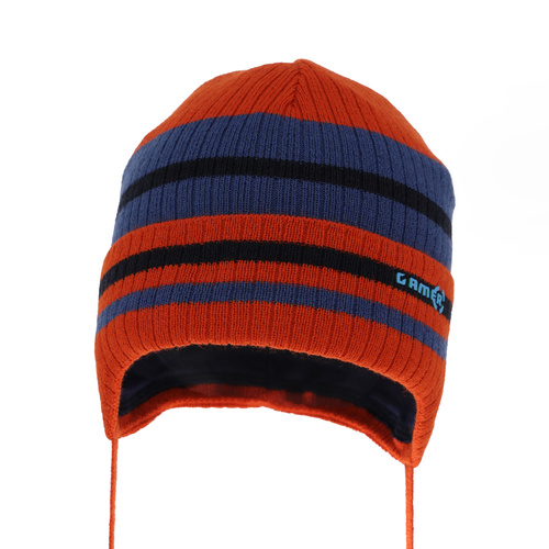 Căciulă de primăvară-toamnă pentru băieți portocaliu Oleander