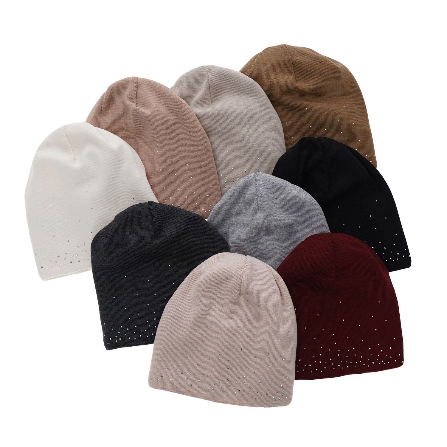 Căciulă de iarnă pentru femei, bej, lână merino Minerwa