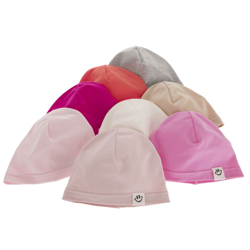 Căciulă de primăvară-toamnă pentru fete roșie Lili