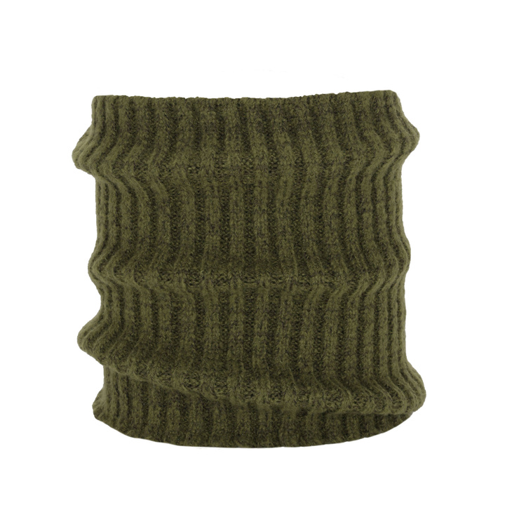 Fular circular de iarnă pentru bărbați verde lână merino Best