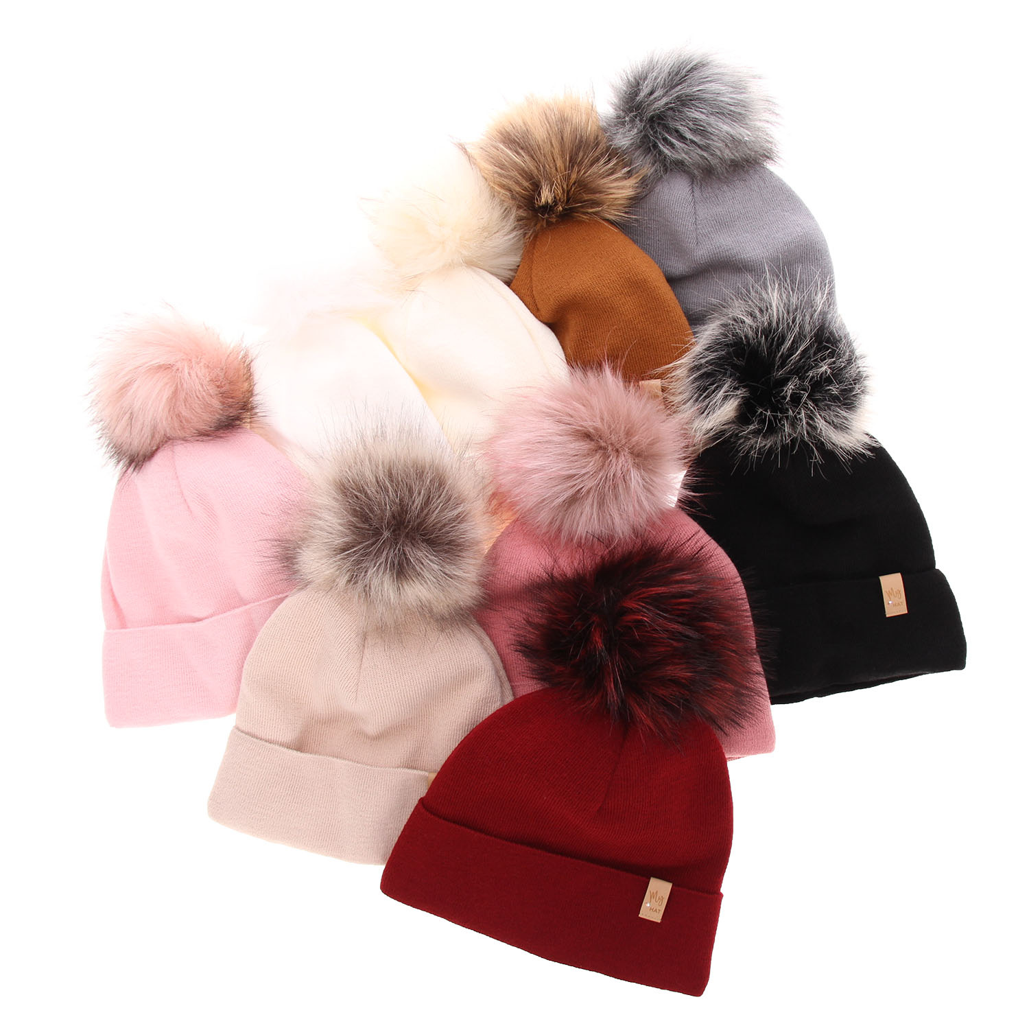 Căciulă de iarnă pentru femei roz Kalia