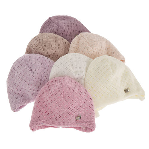 Căciulă de primăvară-toamnă pentru fete violet Lidia