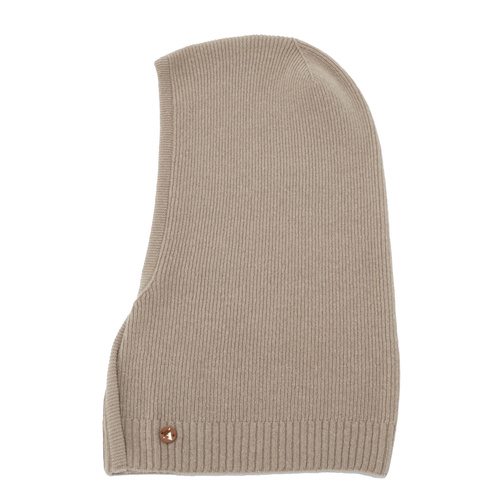 Cagulă toamnă, iarnă, pentru femei, bej, lână merino cu cașmir, Kiruna