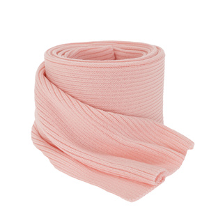 Fular de iarnă pentru femei roz 100% lână merinos extra fină Jessica