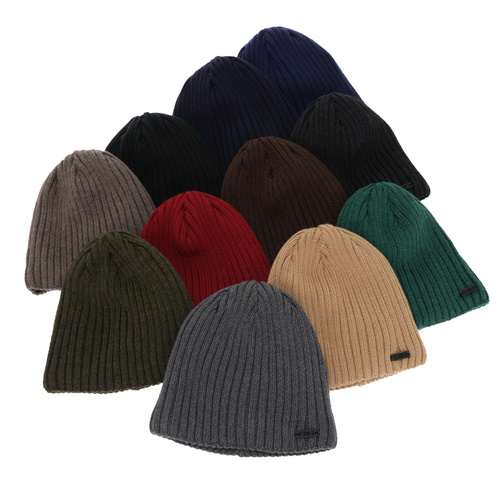 Căciulă de iarnă pentru bărbați, gri, cu lână merino, Adagio