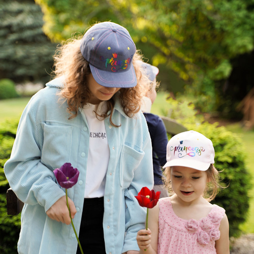 Șapcă de vară pentru fete gri Princess