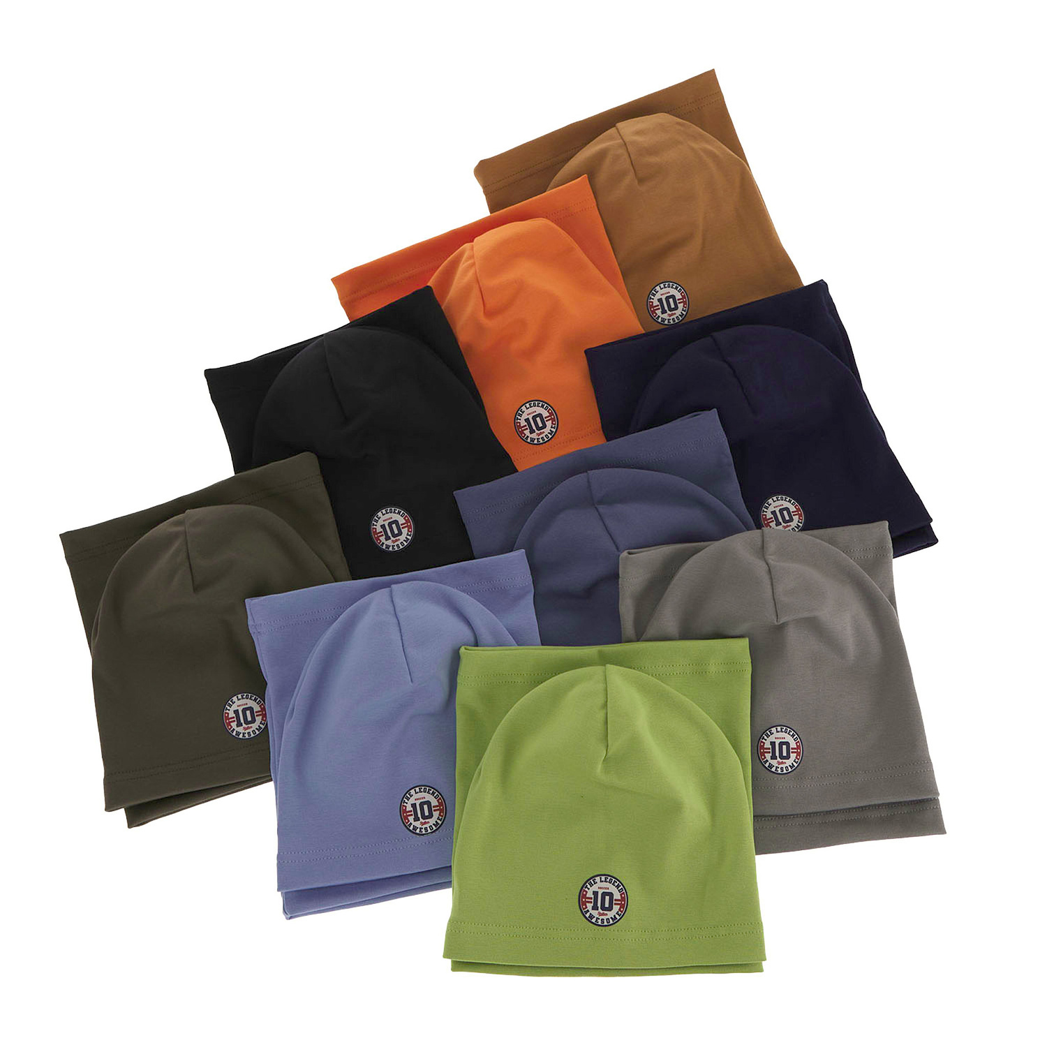 Set primăvară-toamnă pentru băieți: Căciulă și fular circular camel Bingo