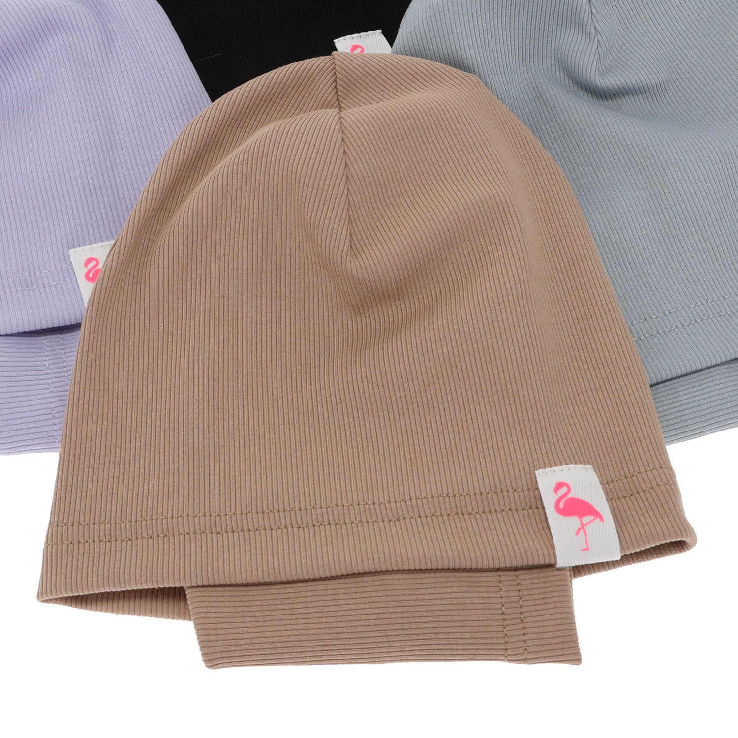 Set de primăvară-toamnă pentru fete bumbac: căciulă și fular circular, alb, Rumilla