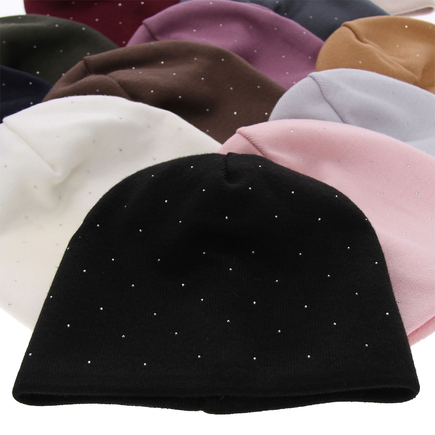 Căciulă de primăvară-toamnă pentru femei neagră Grecja