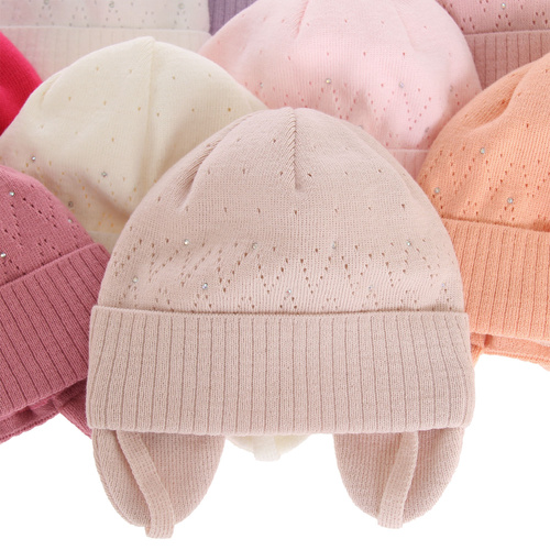 Căciulă de primăvară-toamnă pentru fete roz Apka