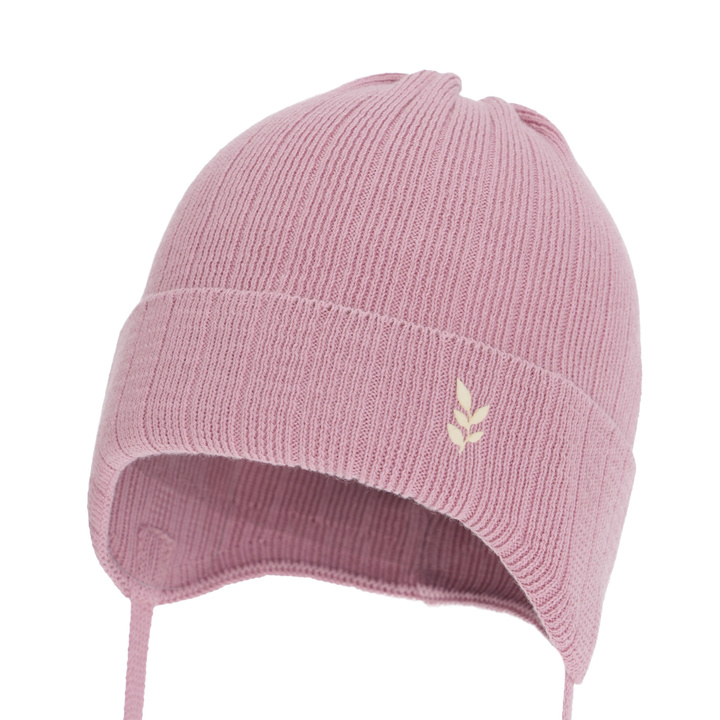 Căciulă de primăvară-toamnă pentru fete, roz, 100% bumbac, Zanetta