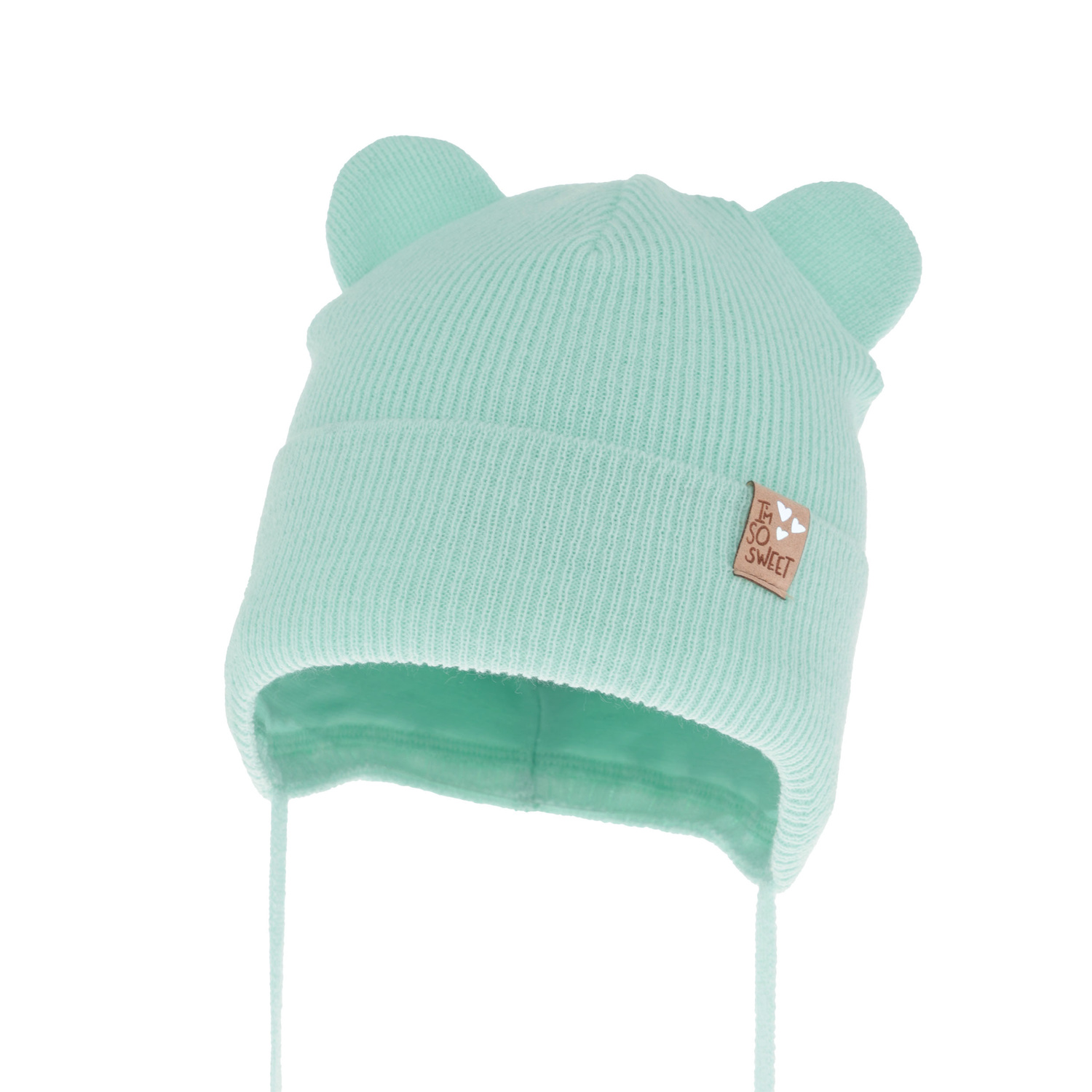 Căciulă de primăvară-toamnă pentru fete mentă Noemi