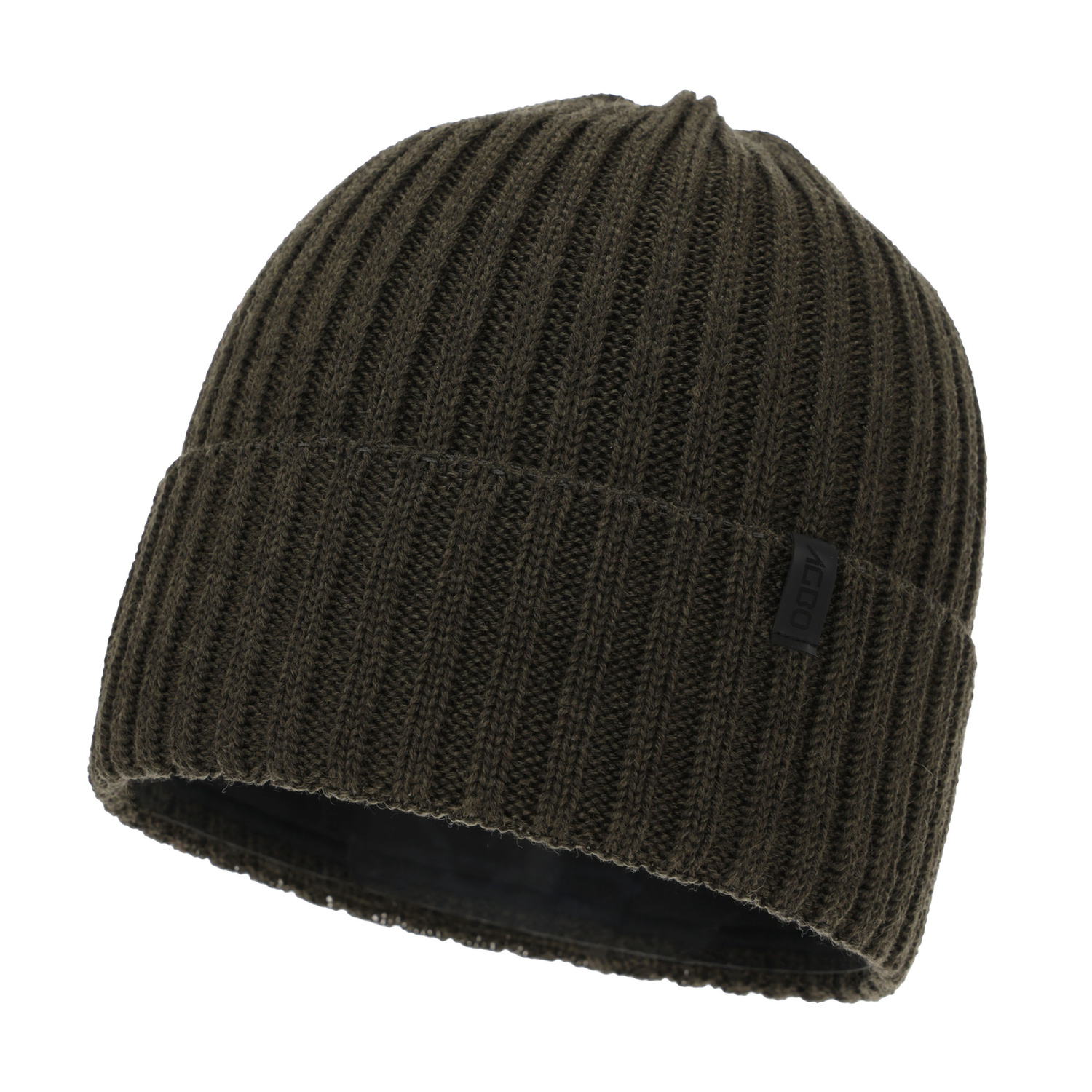 Căciulă de iarnă pentru bărbați, khaki, cu lână merino, Tyrol