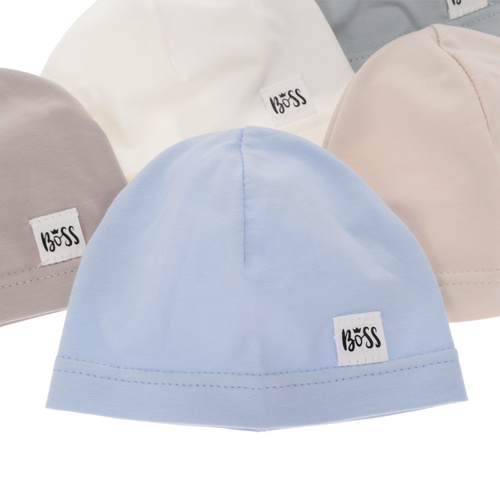 Căciulă de primăvară-toamnă pentru băieți gri Niki