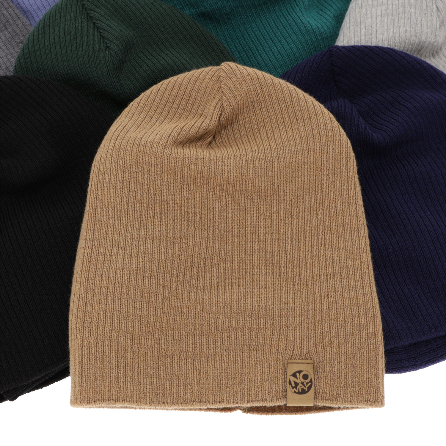 Set primăvară-toamnă pentru băieți: Căciulă și fular circular camel 100% lână merino extra fină Richi