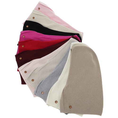 Cagulă toamnă, iarnă, pentru femei, bej, lână merino cu cașmir, Kiruna