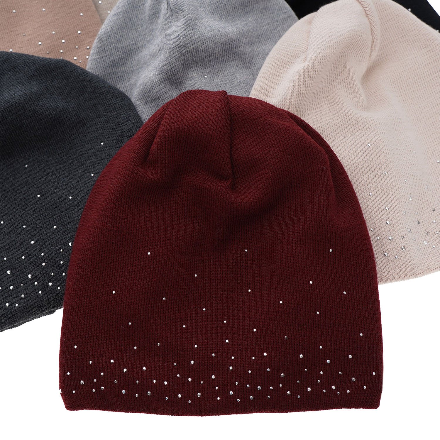 Căciulă de iarnă pentru femei, bej, lână merino Minerwa