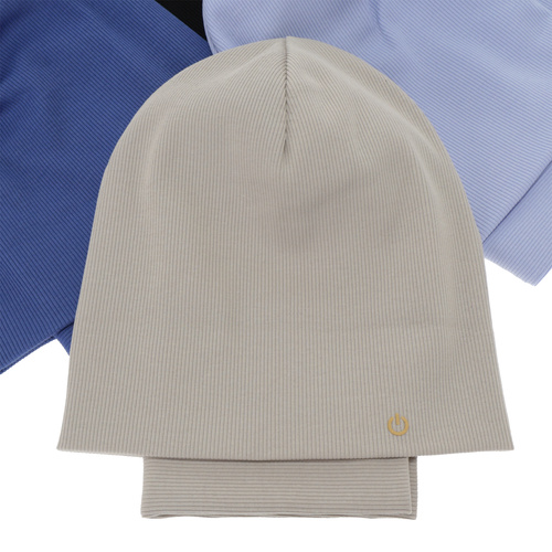 Set primăvară-toamnă pentru băieți: căciulă și fular circular, din bumbac, gri, Desider